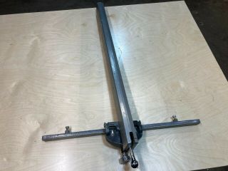 Vintage Craftsman Geared Table Saw Rip Fence And Rail For 27 "