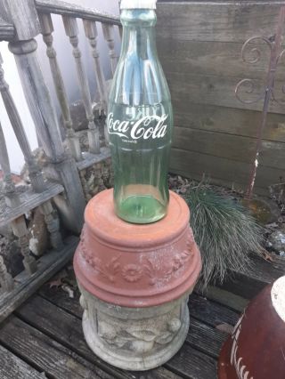 Huge 20 " Vtg Coca Cola - Coke - Glass Bottle (store Display - Piggy Bank) Advertising