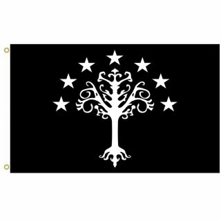 Gondor S Flag From J.  R.  R.  Tolkien S Middle - Earth Flag 3x5ft Banner