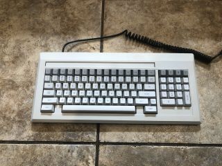 Rare Vintage Mai Basic 4 Terminal Computer Keyboard Fujitsu Leaf Spring