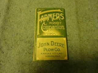 Vintage John Deere Pocket Companion 1901