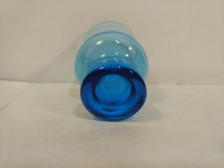 Vintage Light Blue Glass Tea Light Candle Holder hd2807 3