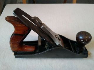 Vintage Stanley Bailey No.  4 Type 11 Smooth Wood Plane Hand Woodwroking Tool