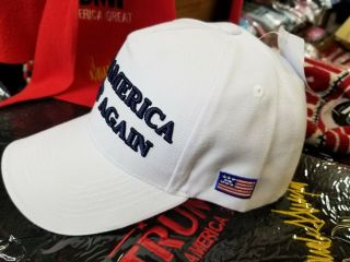 Maga Make America Great Again President Donald Trump Hat Cap Embroidered Red Usa