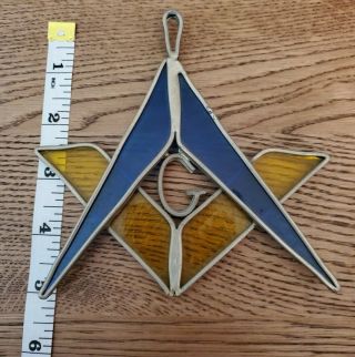 Vintage Masonic Ornament,  Freemason Symbol
