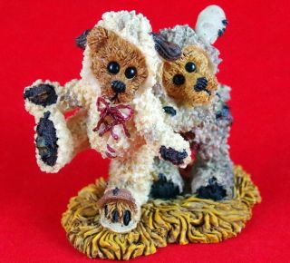 Vtg 1997 Boyds Bears " Winkie & Dink As The Lambs " Nativity 3 Christmas Figurine