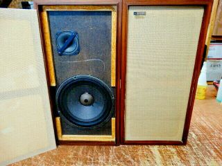 Vintage 1969 H.  H.  Scott Mid Century S - 100 Wide Range Loudspeaker System 6 - 8 Ohms