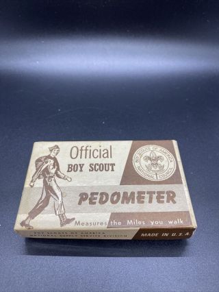 Vintage Boy Scout Official Pedometer W/instructions - Haven