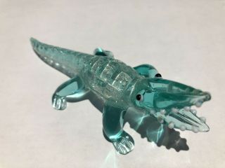 Fitz And Floyd Glass Menagerie Alligator No Box