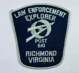 Richmond Police Law Enforcement Explorer Post 610 Virginia Patch