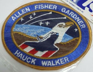 Nasa Kennedy Space Center Discovery Mission Souvenir Emblem Patch 1984 Sts - 51 - A