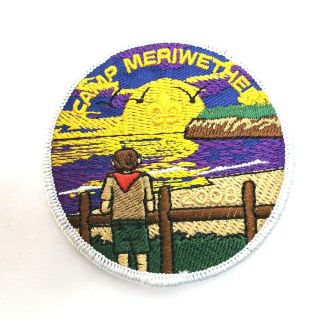 Bsa 2008 Camp Meriwether Round Patch Boy Scouts