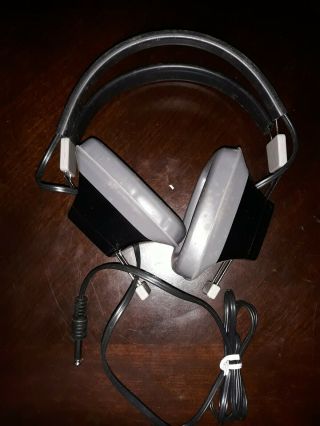 Vintage U.  S.  Government Headphones National Library Of Congress Serv.  For Blind