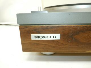 Pioneer PL - 115D Automatic Return Stereo Vintage Turntable 3
