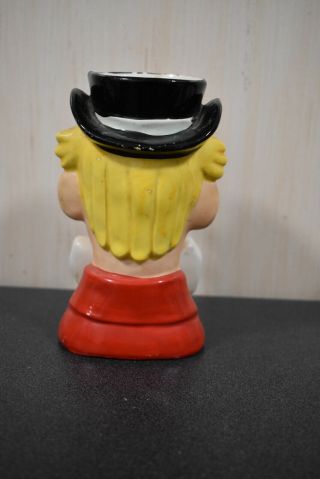 Vintage Napcoware Napco C3321 Ceramic Clown Face Head Vase Planter Japan 6 