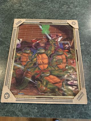 Vintage 1989 Teenage Mutant Ninja Turtles Nos Promo Movie Poster Tmnt 20 X 16