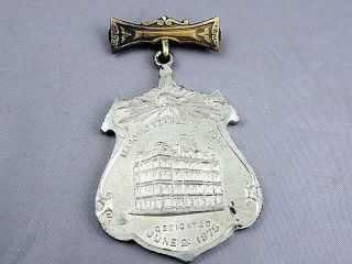 1875 York Masonic Temple Dedication Medal Holiness to the Lord 2