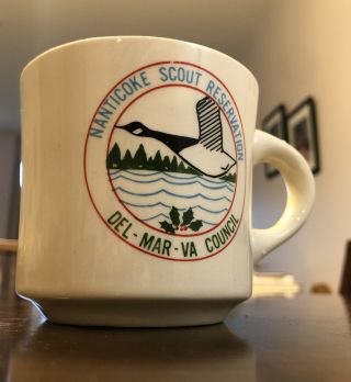 Nanticoke Scout Reservation Vintage Boy Scouts America Delmarva Coffee Mug Cup