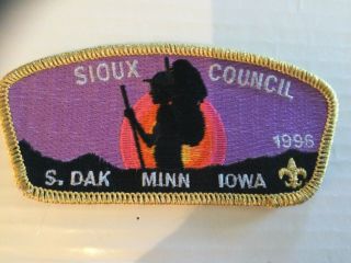 Sioux Council Csp Sa - 10 1996 Oa Campership - J