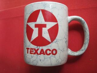 Cup / Texaco Oil Company,  Vintage Coffee Ceramic Cup Or Mug 4 