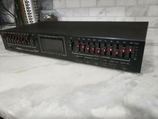 TEAC EQA - 20 Vintage 1980 ' s 10 Band Stereo Graphic Equalizer and Spectrum Display 2