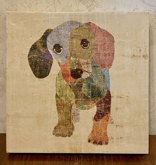 Whimsical Dachshund Canvas Art From Z Galleries,  12 Inches,  Adorable,