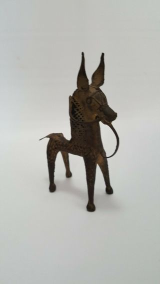 Tribe Bastar Dhokra Lost Wax Cast Bronze Horse Figurine Statue Antique
