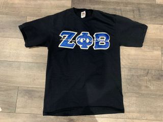 Zeta Phi Beta Stitched Shirt Size Medium Check Measurements