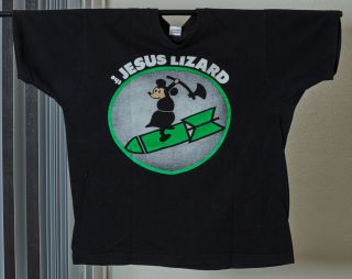 Vintage Jesus Lizard Mouse Bomb T - Shirt Xl Fruit Of The Loom Touch And Go