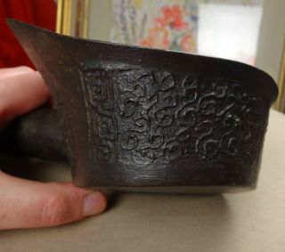 Antique Chinese Bronze Silk Iron Qing Or Ming Dynasty Interesting Decoration Old 3
