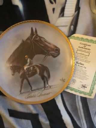 Fred Stone Kelso Horse Racing Plate