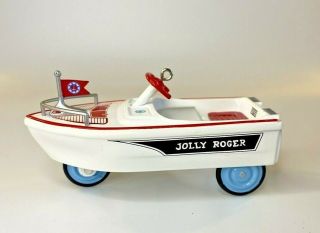 1999 Hallmark Keepsake Ornament - Jolly Roger Flagship Pedal Car Boat 2