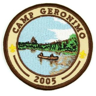 2005 Camp Geronimo Grand Canyon Council Patch Arizona Boy Scouts Bsa
