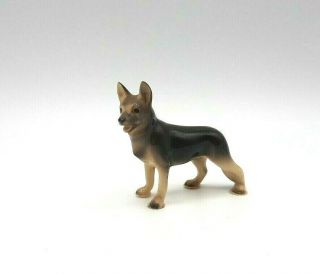Vintage Hagen Renaker Porcelain German Shepherd Dog Figurine
