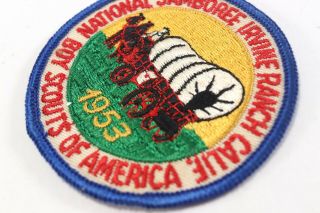 Vintage 1953 National Jamboree California Irvine Boy Scout of America BSA Patch 2