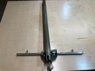 Vintage Craftsman Geared Table Saw Rip Fence For 27 " Deep Rail