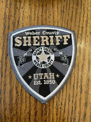 Weber County Deputy Sheriff Utah Police Patch State Of Ut