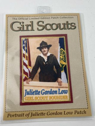 Girl Scouts Portrait Of Juliette Gordon Low Collectible Patch Limited Edition