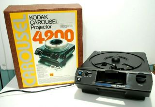 Vtg Kodak Carousel 4200 Slide Projector And Controller