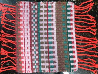 Vintage Navajo Native American Wool Indian Rug Blanket Textile Tapestry Weaving