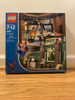 Lego Spider - Man The Origins Set 4851 100 Complete With Instructions