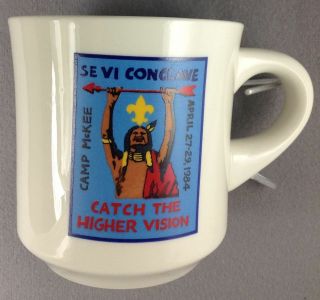 Boy Scout Coffee Mug April 27 - 29,  1984 Camp Mckee Se - Vi Conclave [mug - 355]