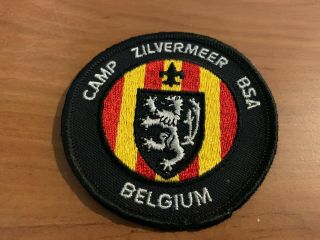 Bsa,  Vintage Camp Zilvermeer Patch,  Belgium,  Transatlantic Council