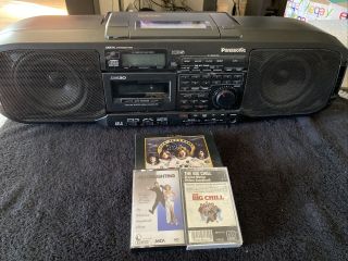 Vintage Panasonic Rx - Ds30 Boombox Am/fm Radio Cassette Recorder Cd Player
