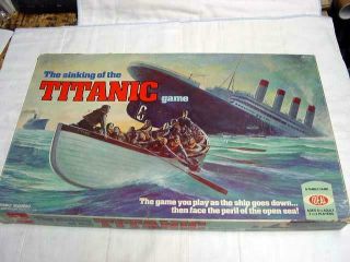 Vtg Ideal Games 1976 : The Sinking Of The Titanic Game (complete) Ex