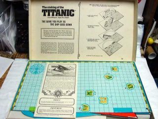 VTG IDEAL Games 1976 : The Sinking of the TITANIC game (Complete) EX 2