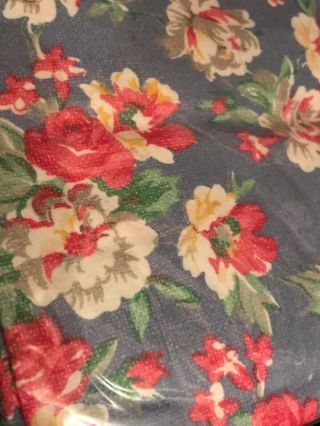 Rare Vintage Ralph Lauren Hope Floral Shabby Cottage Pair STD Pillowcases 2