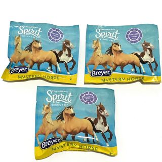 Breyer Spirit Riding Horse 3 Pack Mystery Blind Bag Stablemates Series 1