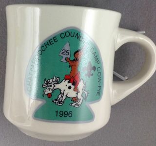Boy Scout Coffee Mug 1996 Camp Cow - Pie Chattahoochee Council [mug - 128]