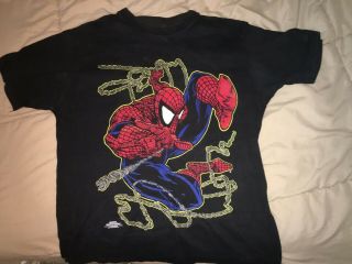 Todd Mcfarlane Spider - Man T - Shirt L Large Vintage Marvel Comic 1989